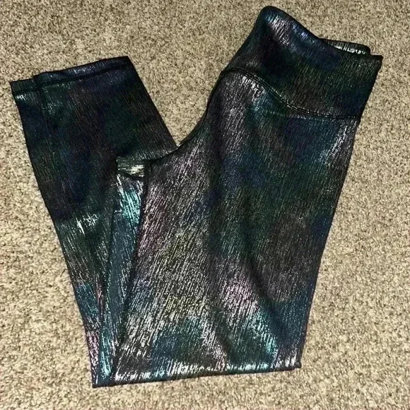 ZYIA Black Muli Colored Leggings - Picture 1 of 3